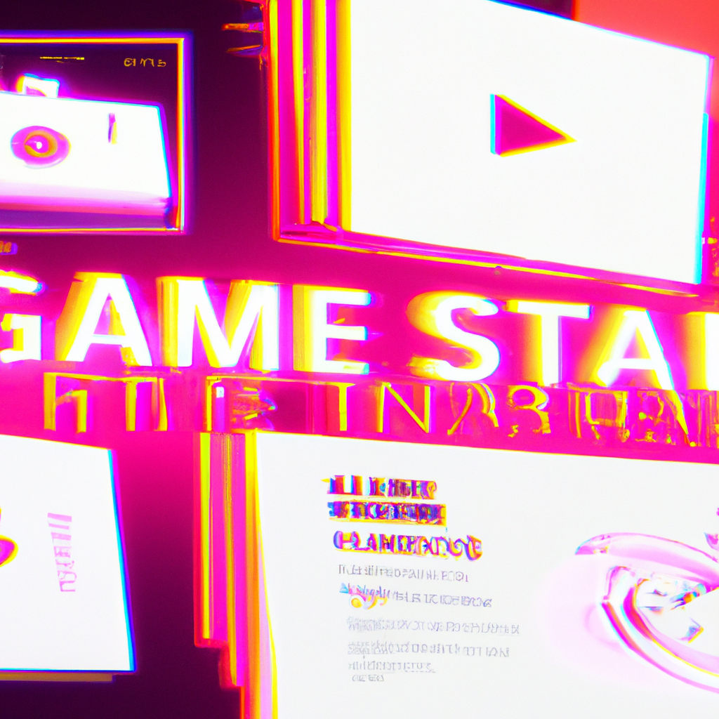 Hero visual: arcade montage showing gameplay, HUD badges, neon accents